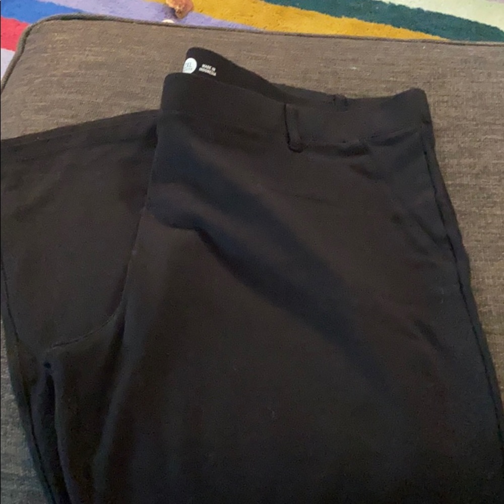 Wide leg black pants